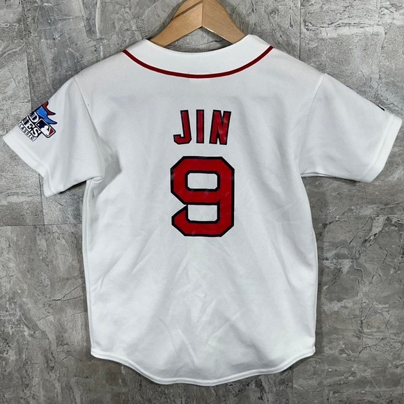 Boston Red Sox 2013 World Series Fall Classic white baseball jersey Men's Size M - Picture 6 of 8